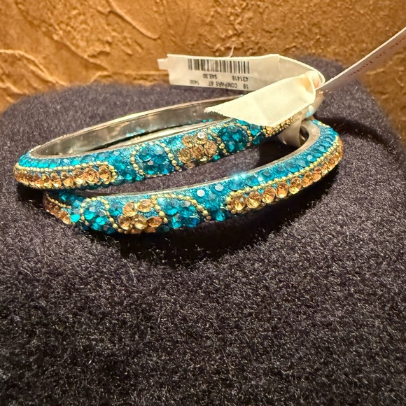 Turquoise crystal bracelets - Picture 3 of 10